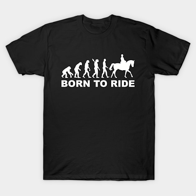 Evolution Riding horse T-Shirt by Designzz